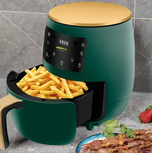 Friteuses à air domestique Offre Spéciale 1400W 4L 5L Marmite saine à faible teneur en matière grasse Timing intelligent Friteuse à air chaud électrique numérique