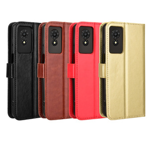 Funda de teléfono de cuero con diseño de Caballo loco para TCL 501 - Product Image 2