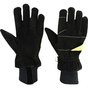 Gants de pompier en cuir de vachette de haute qualité, gants de sauvetage USA 2026 - Product Image 1