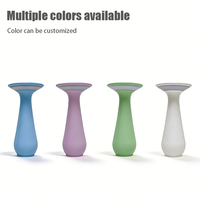 Lámpara de Mesa LED Recargable, Impermeable IP54, con Diseño de Florero y Luz Ascendente y Descendente, Envío Rápido desde EE. UU., Ideal para Restaurantes