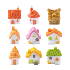 5-Piece Miniature Resin Cactus Ornaments - Small Landscape Decor For Moss, Succulent, Bonsai & Dollhouse