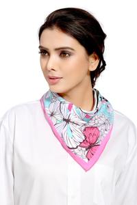 <b>Women's</b> Satin <b>Silk</b> Digital Print Character Pattern <b>Scarves</b> - Product Image 5