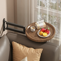 Platzsparendes Design mit einstellbarem Winkel Holztisch-Wand klapptisch für die Aufbewahrung von Balkon-Kaffees ofas