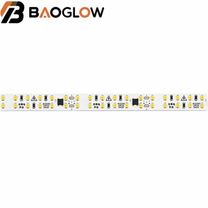 แถบไฟ LED SMD2835 แบบกันสนิม ขนาด 5 ซม. ตัดได้ แถวคู่ 240 ดวง/เมตร AC220V 18 วัตต์/เมตร แผงวงจรทองแดง 11 มม. 18/35 3000k/4000k/6500k ไฟแบบยืดหยุ่น - Product Image 4