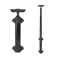 Cadre rétractable en aluminium tige de traction valise poignée de traction assemblage t poignée chariot types tube unique poignée de bagage télescopique