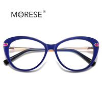 MORESE 2088 Nouvelle conception Montures optiques anti-lumière bleue en TR90, style Ins Europe et Amérique