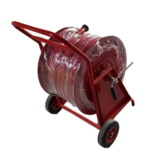 Tuyau d'incendie flexible en caoutchouc et acier inoxydable avec dérouleur manuel pour <span class=keywords><strong>camion</strong></span>, pour incendies de classe A/B, protection incendie - Product Image 1