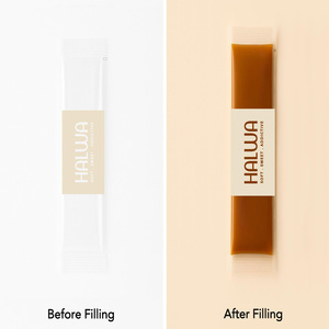 Sachet en papier de <span class=keywords><strong>coton</strong></span> imprimé avec logo personnalisé, sachet en plastique pour sauce tomate, emballage pour poudre de matcha, emballage individuel - Product Image 2