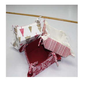 Paniers de rangement écologiques 100% coton, tissu toile durable, paniers organisateurs multi-usages pour jouets, vêtements, linge - Product Image 4