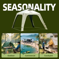 Tente de réception gonflable portable, imperméable, quatre saisons, double couche, installation rapide, gazebo à air, contrôle de la température