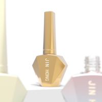 Flacon vide de 12 ml pour vernis à ongles, gel UV, emballage personnalisé électroplaqué pour vernis à ongles avec pinceau