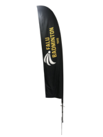 Drapeau extérieur en forme de larme pour porte ouverte sac en toile inclus-bannière volante Promotion publicité Bali Bow Beach Style