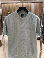 Camiseta de Hombre 2026, Nueva, de Alta Calidad, Verano, Transpirable, Cuello Redondo, Cómoda, Informal, Lisa, Absorbe la Humedad, Estilo Vintage
