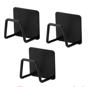 Nhà bếp bọt biển giá tự dính dây thép không gỉ bóng Rag tổ chức chủ tường móc cho công cụ lưu trữ - Product Image 5