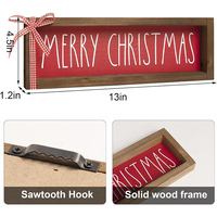 Panneau en bois Joyeux Noël, Décoration de Noël pour la maison, Plaque de Noël, Centre de table, Décoration murale, Décoration de cheminée, Décoration de fêtes