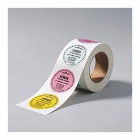 Étiquettes de rouleau d'impression de logo en vinyle d'autocollant de code à barres de coquille d'oeuf auto-adhésives permanentes bon marché