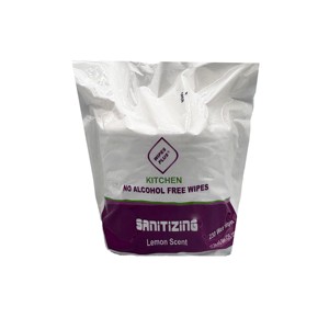 Lingettes désinfectantes pour cuisine Wipes Plus, parfum citron, sans alcool (230 lingettes) - Product Image 5