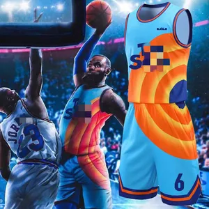 Toptan basketbol forması slam dunk tasarım-Hava Slam Dunk 2 James 6 23 basketbol üniforması takım elbise erkek takımı forması film aynı stil formaları yaz