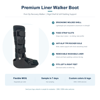Botte de marche Premium Liner Walker certifiée CE ISO, coque ergonomique moulée par injection, aluminium léger, comparable ODM OEM
