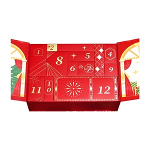 Un <span class=keywords><strong>calendrier</strong></span> de l'<span class=keywords><strong>Avent</strong></span> des maîtres de maquillage emballé avec des cosmétiques et des outils - Product Image 1