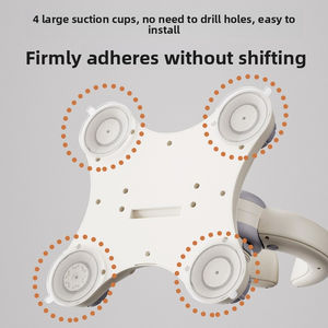 Support de bain mural pliable pour bébé avec hauteur réglable et antidérapant pour le bain des nourrissons et des tout-petits - Product Image 3