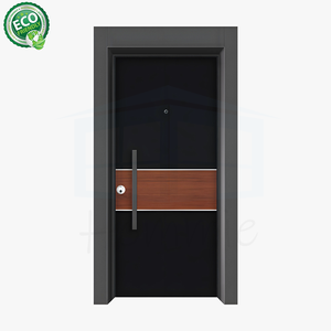 Customized Security Front Entry Door Best Price with <b>Aluminium</b> <b>Strip</b> Main Entrance Door for Houses Front Exterior Pivot Door - Product Image 2