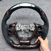 Volant en fibre de carbone véritable forgé avec LED pour Lexus RC F RC350 RC300 RC200t ISF IS350 IS300 IS250 IS200t GS F NX300h GS350
