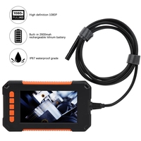 P40 — caméra endoscopique P40, écran 4.3 pouces, LCD 4.3 pouces, appareil d'inspection industriel, boroscope, 8mm, avec câble rigide de 2m