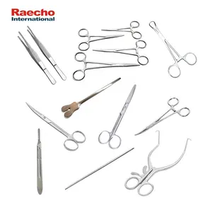 High Quality Stainless Steel 19 Items Kit Surgical Instruments for Surgical