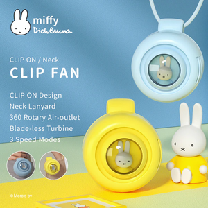 MIPOW X MIFFY ventilateur Portable Usb pour l'extérieur, ventilateur de cou en plastique à trois vitesses avec cordon - Product Image 5
