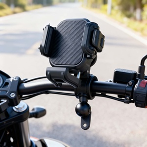 Support de téléphone pour moto, support de téléphone pour véhicule électrique, support de navigation à chargement sans fil - Product Image 5