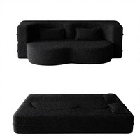 Canapé convertible surdimensionné Cloud Loveseat, minimaliste, 2 places, salon, appartement, bureau, aucun assemblage requis