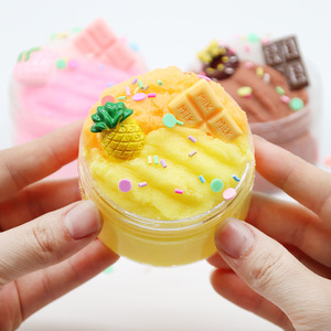 Kit de slime doux et moelleux, parfumé aux fruits, non collant, argile à modeler, jeu sensoriel, soulagement de l'anxiété, décoration de bureau, slime - Product Image 3