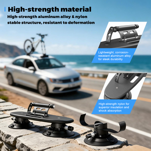 <span class=keywords><strong>Portabicicletas</strong></span> de Succión al Vacío, Instalación Rápida, Alta Velocidad, Seguro, Doble Ventosa, Aleación de Aluminio, Certificado CE, Compatible con Todas las Bicicletas Planas - Product Image 3