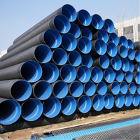 Fabriqué en Chine Fabrication professionnelle Durable 40-160mm Hdpe Tuyau ondulé à double paroi