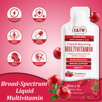 Prix de gros – Boisson liquide multivitaminée Vitamine C D3 – Complément pour la santé immunitaire et cutanée – Vitamine liquide orale – Disponible en OEM