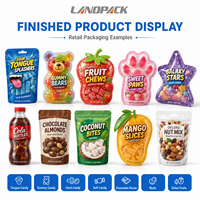 Machine d'emballage Doypack pour viande séchée de bœuf, biltong aux grains de café, nourriture pour chiens, bonbons Rainbow Sour Belts, fruits lyophilisés en sachet