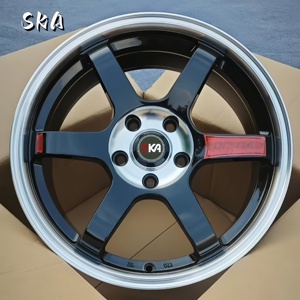<span class=keywords><strong>ล้อ</strong></span>แม็กซ์ SKA สำหรับรถยนต์นั่งส่วนบุคคล ดีไซน์ TE37 สไตล์ JDM ขนาด <span class=keywords><strong>18</strong></span> นิ้ว 18x9.5/8.5 พร้อมดุม<span class=keywords><strong>ล้อ</strong></span> 5x114.3 ผลิตจากอลูมิเนียมอัลลอยน้ำหนักเบา - Product Image 1