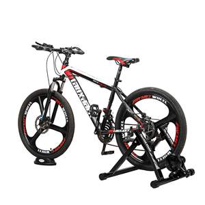 Soporte de reparación de bicicletas, soporte de trabajo de aleación de aluminio negro, soporte portátil para bicicletas de montaña y carretera - Product Image 2