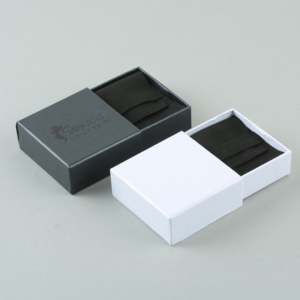 Customized Cardboard Microfiber Lining Dustproof <b>Drawer</b> Gift <b>Box</b> Pouch Display for Bracelet Necklace Ring Jewelry <b>Storage</b> - Product Image 6