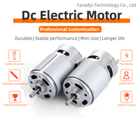 Moteur à aimant permanent Faradyi à haut régime 12V 36V DC à balais 775, dynamo 24V pour vélo électrique