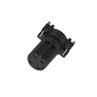 Conector de Cable de Latón de 4 Pines, Tipo Adaptador Industrial Ethernet M12, Receptáculo Hembra con Codificación D, IP67, FEDF4-SMD, Tianjin, LED