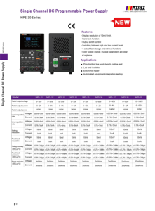 Fuente de Alimentación Lineal de CC de Doble Salida MATRIX MPS37 60V 4A 240W para Uso Industrial, Entrada CA 220V/110V - Product Image 3