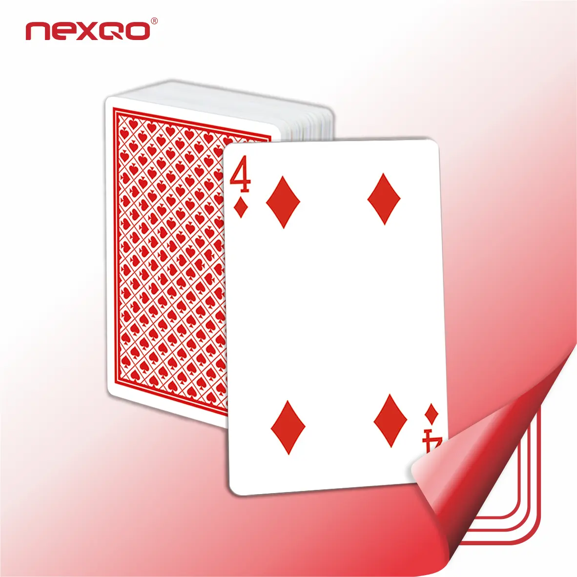 Son ürün logosu baskılı NFC RFID poker oyun kartları