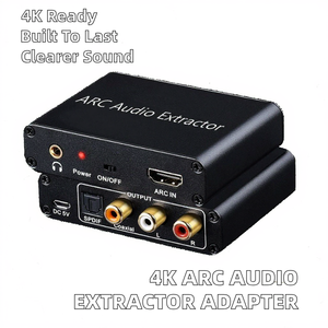 Extractor de <span class=keywords><strong>Audio</strong></span> ARC 4K HDTV, Aleación de Aluminio, Óptico, USB, SPDIF, Coaxial, Estéreo L/R, <span class=keywords><strong>Adaptador</strong></span> de Conector de <span class=keywords><strong>3.5</strong></span> mm, Conversor de Canal de Retorno - Product Image 2