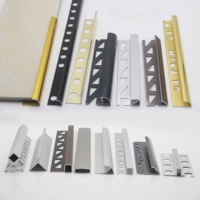 Profil de bordure de carrelage en aluminium Nova pour carrelage céramique à bas prix, bordure de carrelage carré