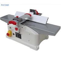 Raboteuse électrique miniature de 6 pouces pour le bricolage domestique, le travail du bois, le rabotage d'épaisseur et de surface, machine à jointer
