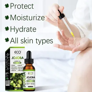 100% idratante naturale puro spremuto a freddo olio di Jojoba per il corpo e le unghie dei capelli della pelle-281316