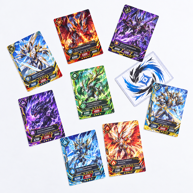 Custom High Quality Holographic Magic Trading Game Card Vivid Full Color Printing Collectible Card Safe Printing Material