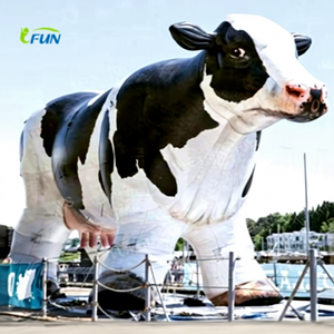 ขายบอลลูนมาสคอตวัวนมขนาดเท่าตัวจริง ทำจากผ้า Oxford พร้อมพัดลมในตัว สำหรับตกแต่งงานโฆษณาและกิจกรรมต่างๆ - Product Image 1